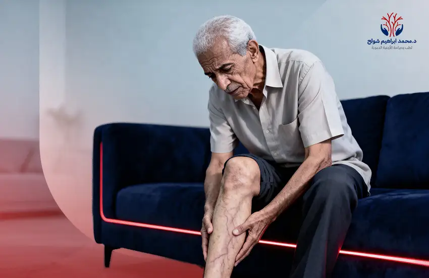 أعراض دوالي الساقين
