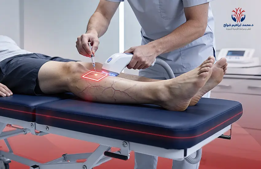 علاج دوالي الساقين بتقنية الكلاكس